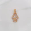 Dije Mano Hamsa 3.15g / 1 in Oro Rosa 18K