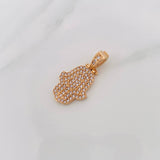Dije Mano Hamsa 3.15g / 1 in Oro Rosa 18K