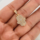 Dije Mano Hamsa 3.15g / 1 in Oro Rosa 18K