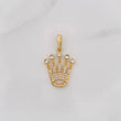 Dije Corona 3.2g / 1 1/4 in Oro Amarillo 18K