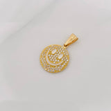 Dije Cara Feliz 1.9g / 3/4 in Oro Amarillo 18K
