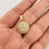 Dije Cara Feliz 1.9g / 3/4 in Oro Amarillo 18K