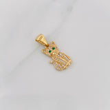 Dije Gato 1.85g / 1 in Oro Amarillo 18K