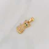 Dije Gato 1.85g / 1 in Oro Amarillo 18K