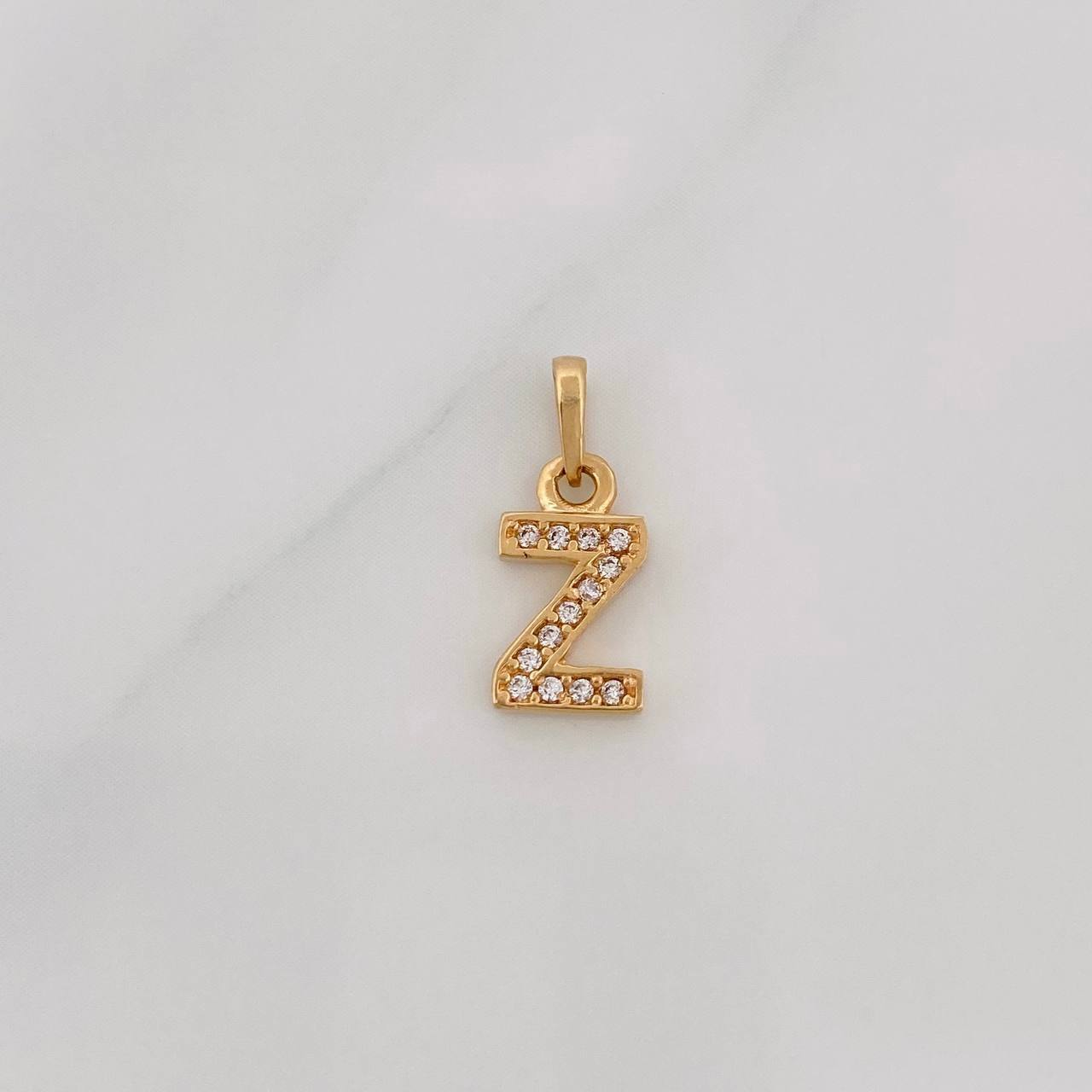 Dije Letra Z 0.7g / 1/2 in Oro Amarillo 18K