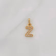 Dije Letra Z 0.7g / 1/2 in Oro Amarillo 18K