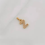 Dije Letra Z 0.7g / 1/2 in Oro Amarillo 18K