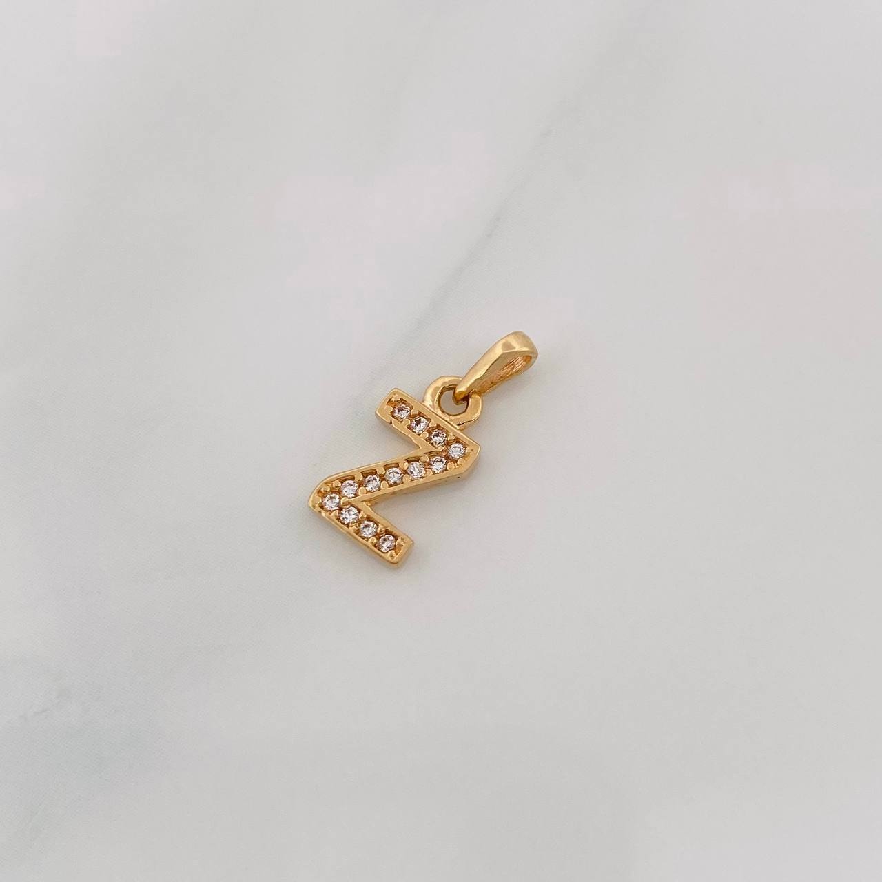 Dije Letra Z 0.7g / 1/2 in Oro Amarillo 18K