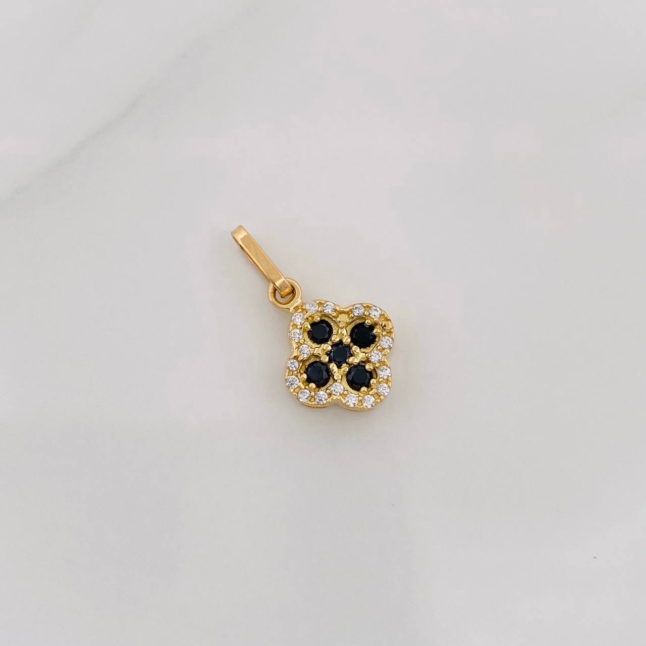 Dije Trebol 1.15g / 3/4 in Oro Amarillo 18K