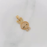 Pendant Rabbit 2.4g / 1 in Yellow Gold 18K