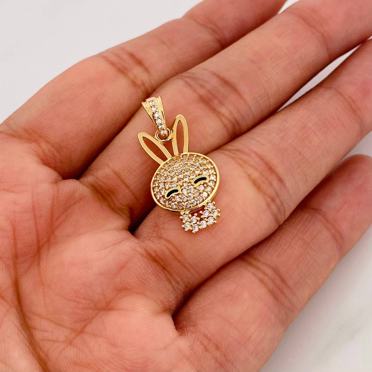 Pendant Rabbit 2.4g / 1 in Yellow Gold 18K