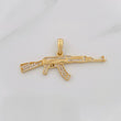 Dije Fusil 3.7g / 1 3/4 in Oro Amarillo  18K