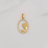 Dije Virgen María 1.2g / 1 in Oro Amarillo 18K