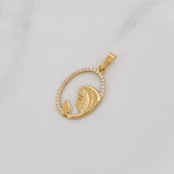 Dije Virgen María 1.2g / 1 in Oro Amarillo 18K