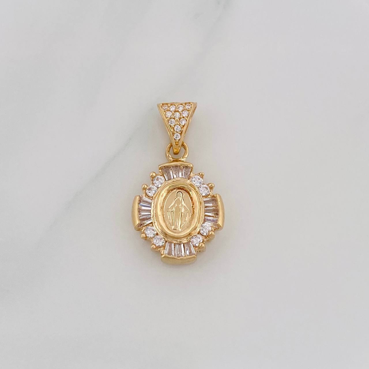 Dije Virgen Milagrosa 3.15g / 1 in Oro Amarillo 18K