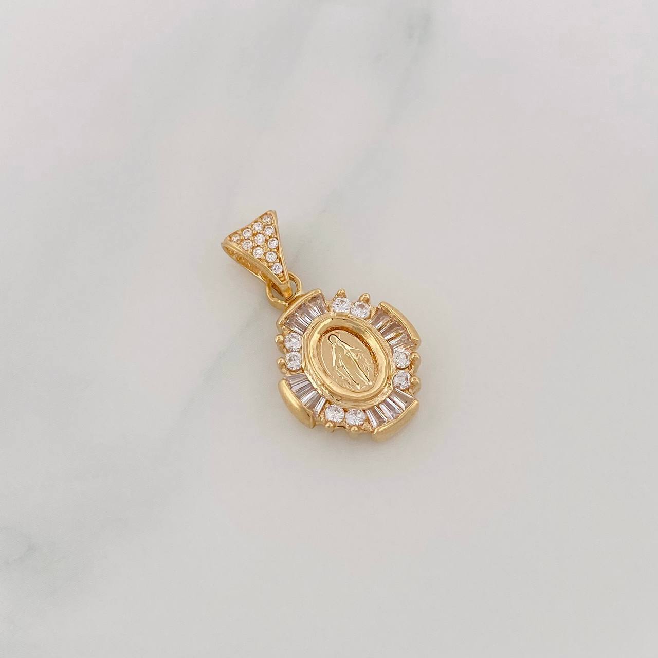 Dije Virgen Milagrosa 3.15g / 1 in Oro Amarillo 18K