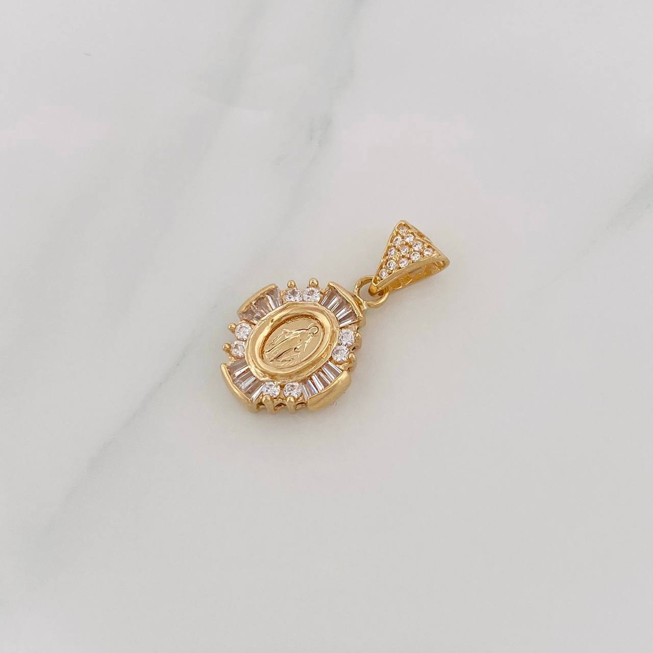 Dije Virgen Milagrosa 3.15g / 1 in Oro Amarillo 18K
