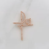 Dije Cruz Fe 3.1g / 1 1/2 in Oro Rosa 18K