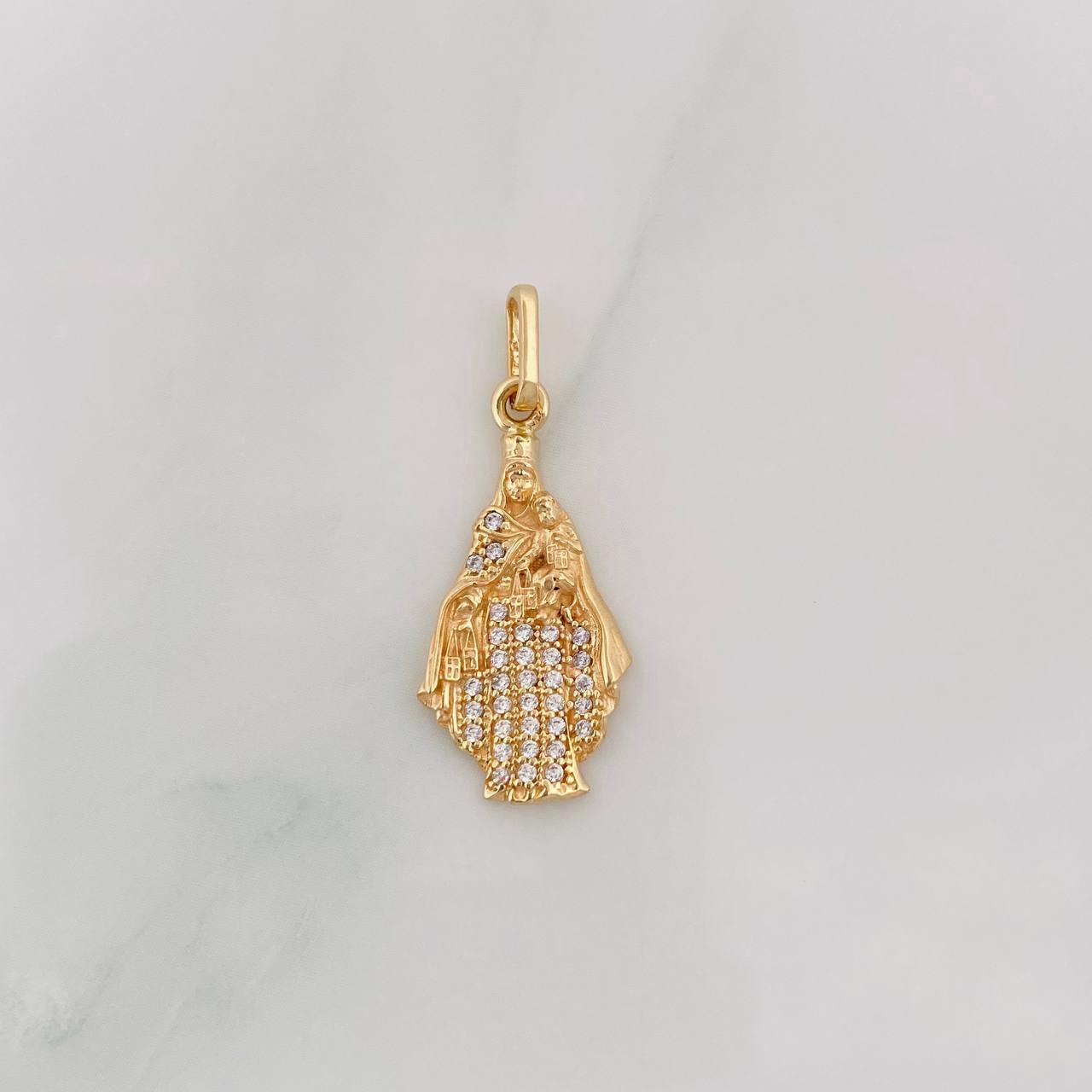 Pendant Miraculous Virgin 2.1g / 1 1/4 in Yellow Gold 18K