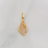 Pendant Miraculous Virgin 2.1g / 1 1/4 in Yellow Gold 18K