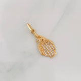 Pendant Miraculous Virgin 2.1g / 1 1/4 in Yellow Gold 18K