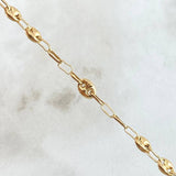 Rosary GC Virgin Miraculous Christ Cross 10.7gr / 55cm / 18K Gold