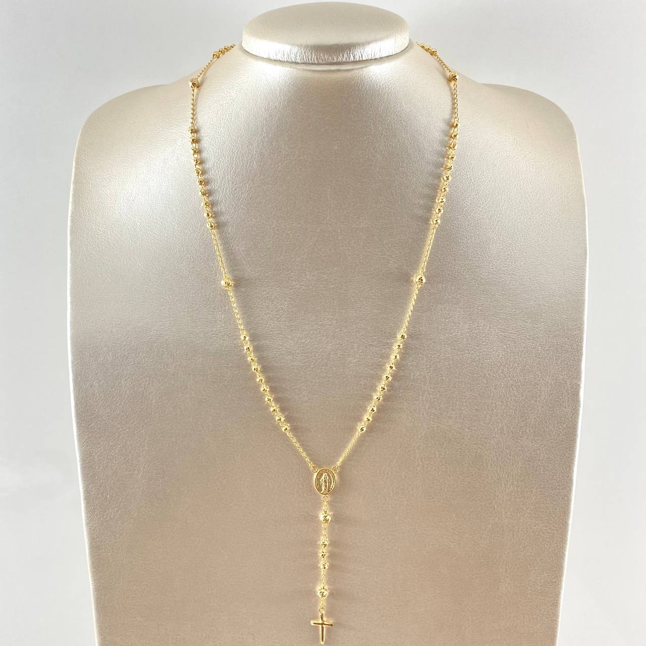 Miraculous Virgin Rosary 7.8gr / 19.7in / 18K Gold