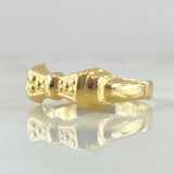Bow Ring 1.5gr / Size 7 1/4 / 18K Yellow Gold