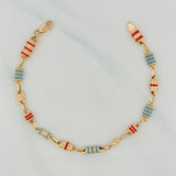 Pulso Rustica Barril 4.15 g / 7 3/4 in / 4.1 mm Oro Amarillo 18K