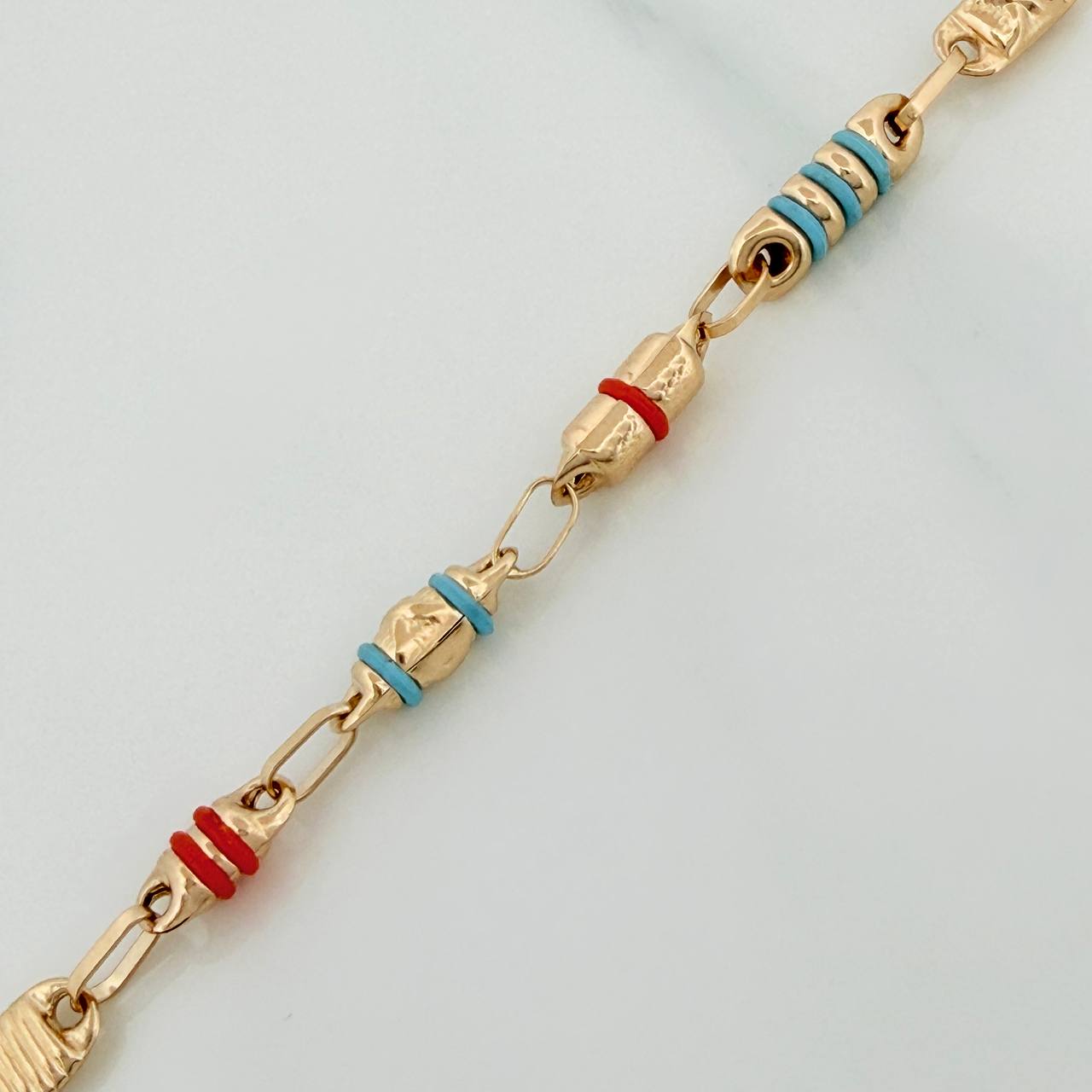 Pulso Rustica Barril 4.15 g / 7 3/4 in / 4.1 mm Oro Amarillo 18K