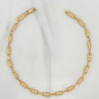 Tobillera Rustica Barril 5.25 g / 11 in / 4.2 mm Oro Amarillo 18K