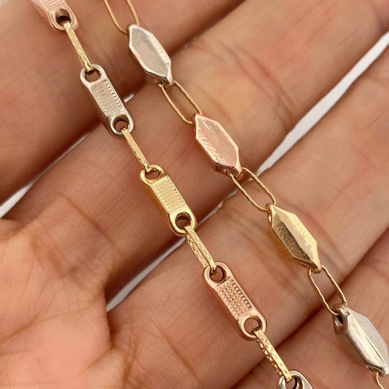 Cadena Rustica 11.6 g / 23 3/4 in / 3.6 mm Tres Oros 18K