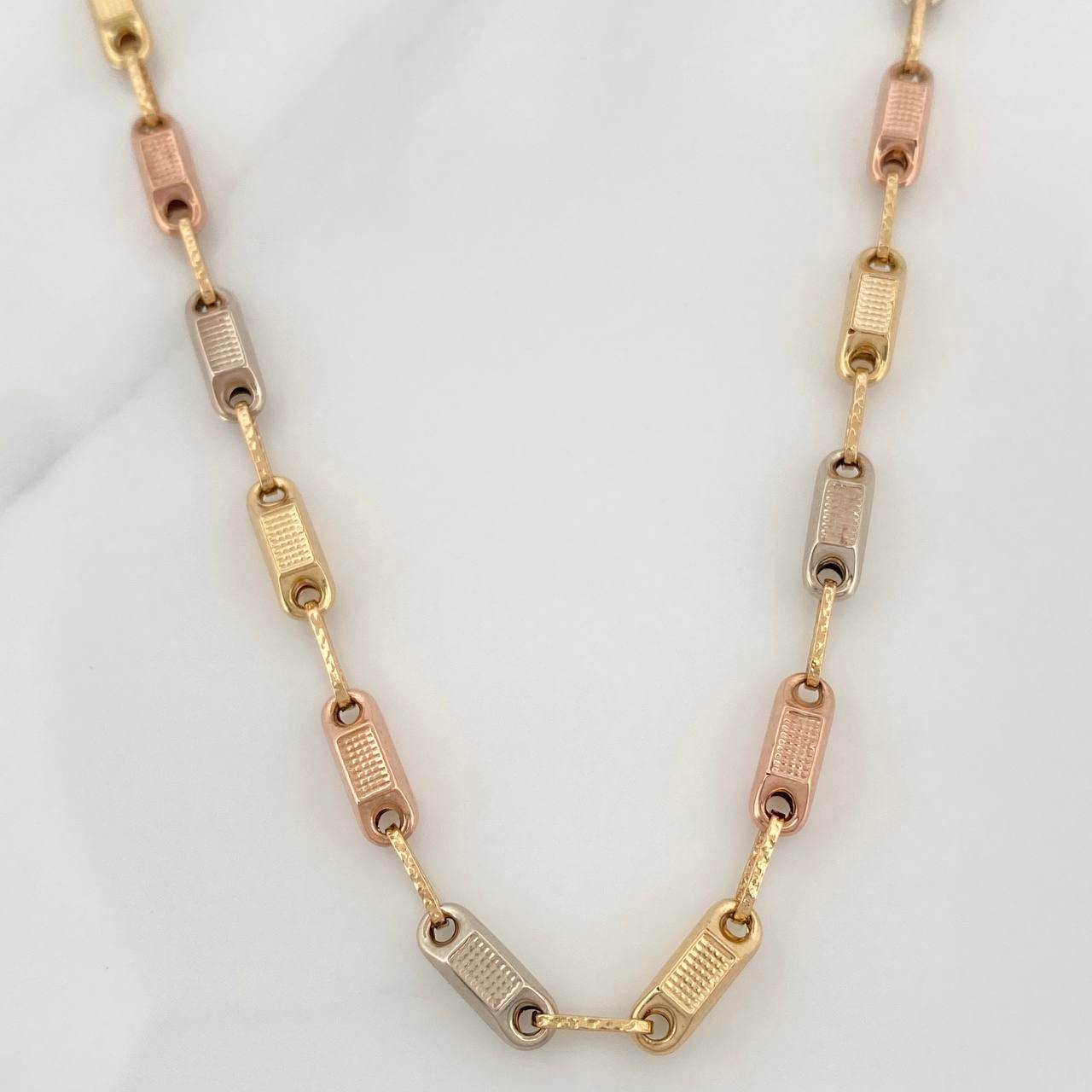 Cadena Rustica 11.6 g / 23 3/4 in / 3.6 mm Tres Oros 18K