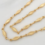 Cadena Rustica Rombos 8.5 g / 18 1/2 in / 4.1 mm Oro Amarillo 18K