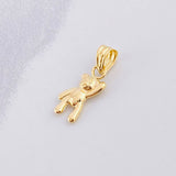 Pendant Bear Hand Up 0.4g / 3/4 in 18K Yellow Gold