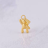 Pendant Bear Hand Up 0.4g / 3/4 in 18K Yellow Gold