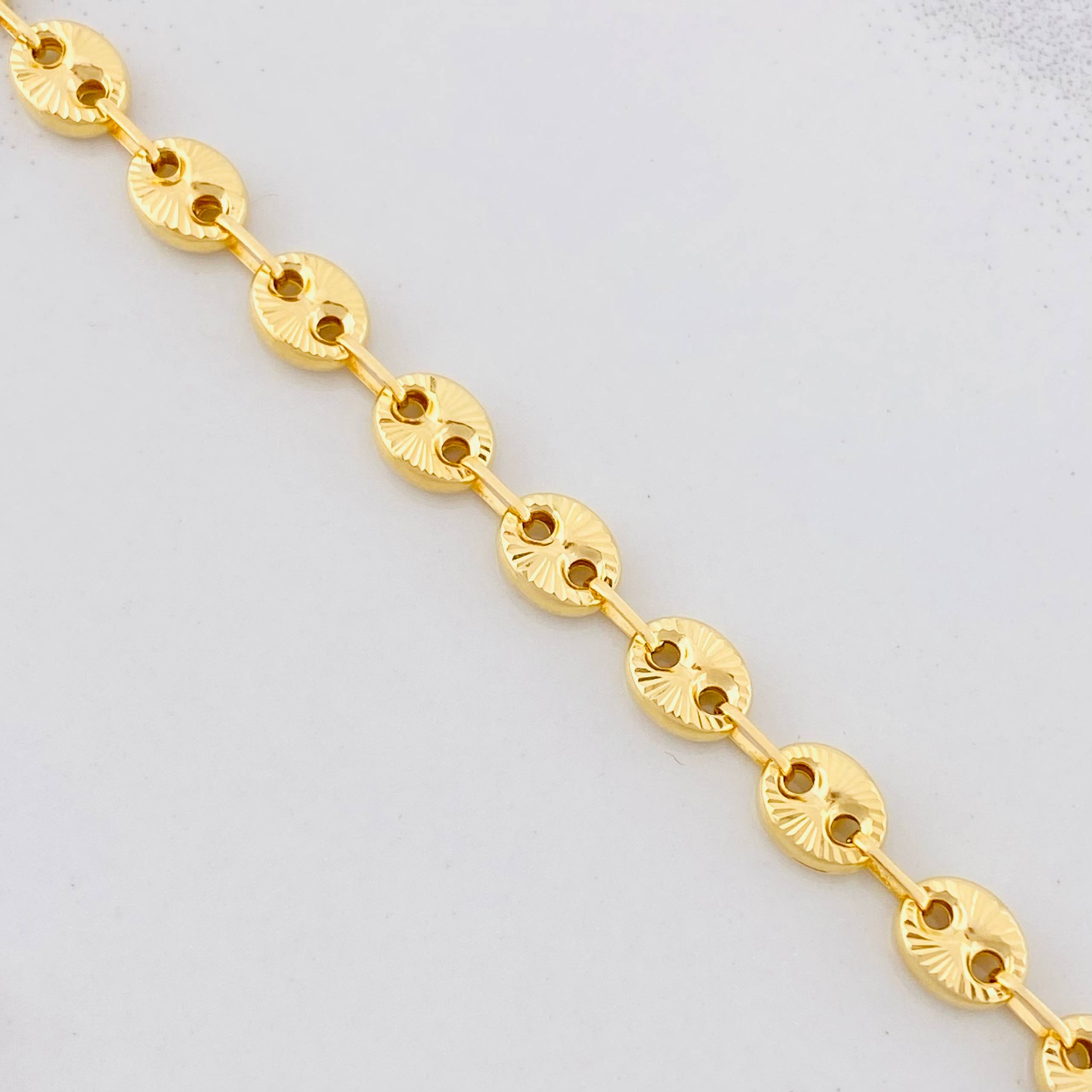 Pulso GC Diamantado 5.15g / 8 1/4 in / 5.7mm Oro Amarillo 18K