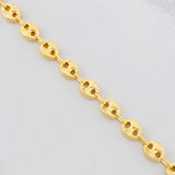 Bracelet GC Diamond Cut 4.95g / 7 3/4 in / 5.7mm Yellow Gold 18K