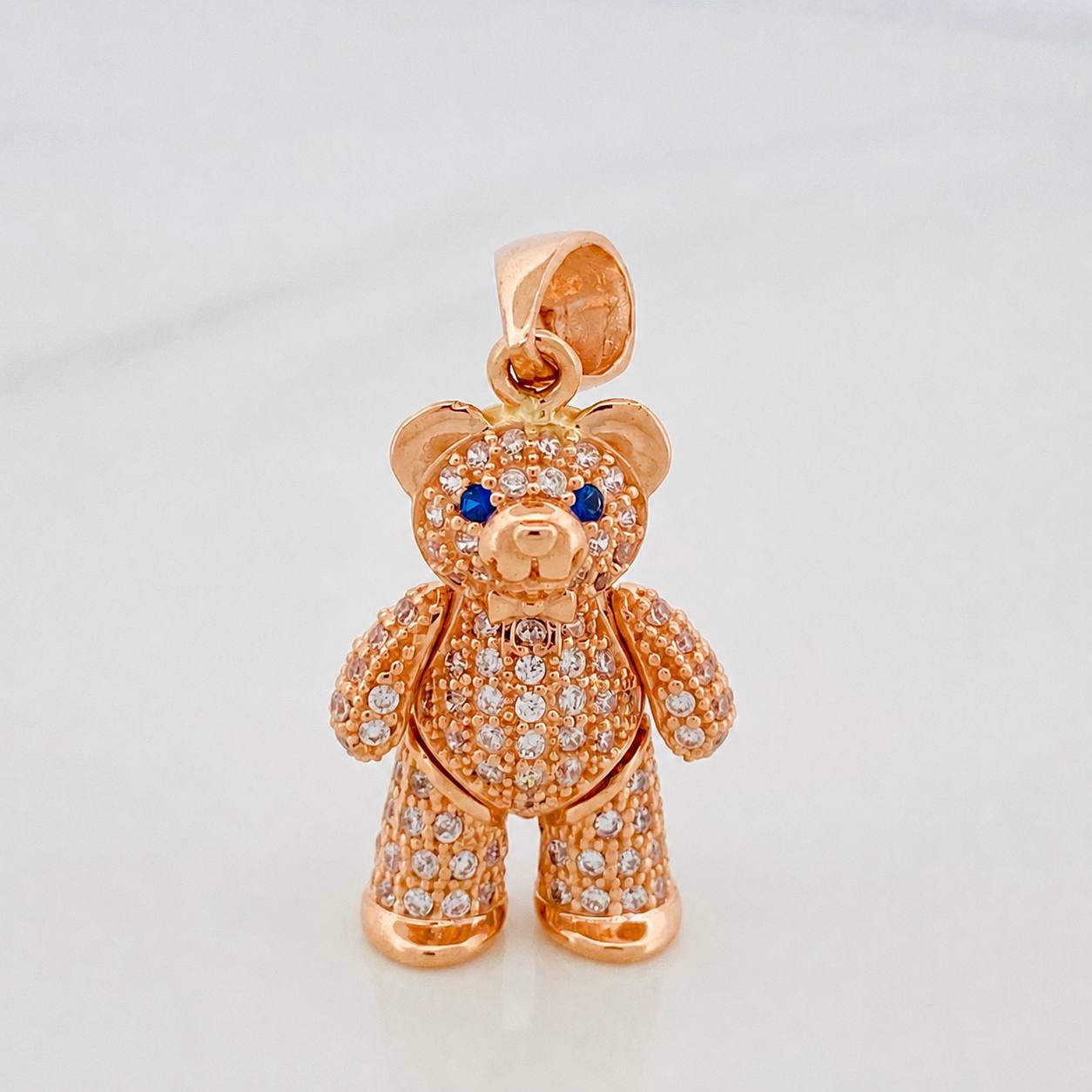 Articulated Bear Pendant 4.55 g / 1 in 18K Rose Gold
