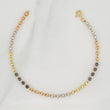 Bracelet Military Type 2.5 g / 7 3/4 in / 3 mm Three Golds 18K