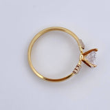 Solitaire Ring 1.5gr / Size 7 1/4 / 18K Gold &