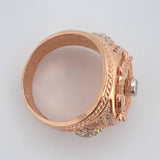 Compass Ring 10.85gr / Size 10 1/4 / 18K Gold &