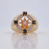 Cardinal Star Ring 8.5gr / Size 11 / 18K Gold &