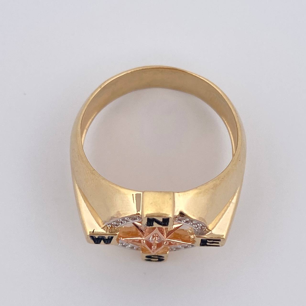 Cardinal Star Ring 8.5gr / Size 11 / 18K Gold &