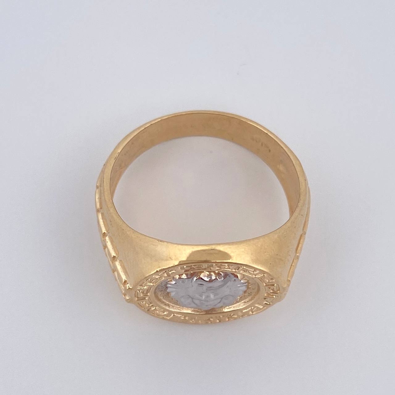 Tribal Lion Ring 9.05gr / Size 10 / 18K Gold &