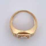 Horse Signet Ring 7.5gr / Size 10 1/2 / 18K Gold &