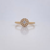 Circle Ring 2.05gr / Size 6 3/4 / 18K Gold &