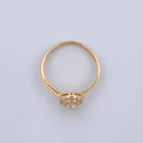 Circle Ring 2.05gr / Size 6 3/4 / 18K Gold &