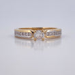 Anillo Solitario Churumbela 3.15gr / T6 1/14 / Oro 18K &