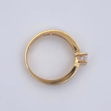 Anillo Solitario Churumbela 3.15gr / T6 1/14 / Oro 18K &
